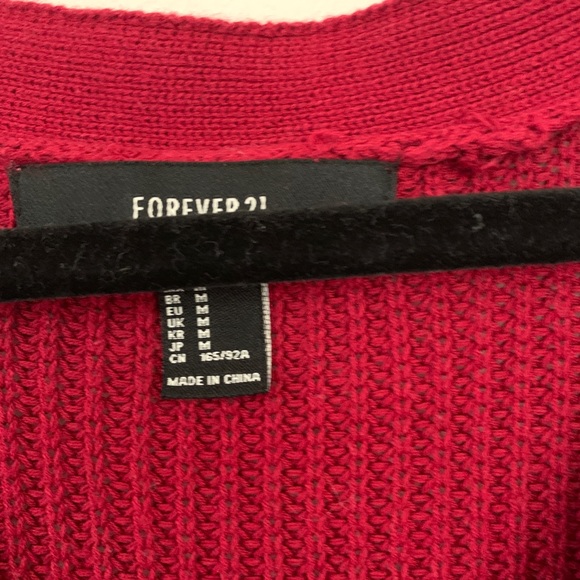 Lace Up Cropped Knit Sweater - Picture 4 of 4